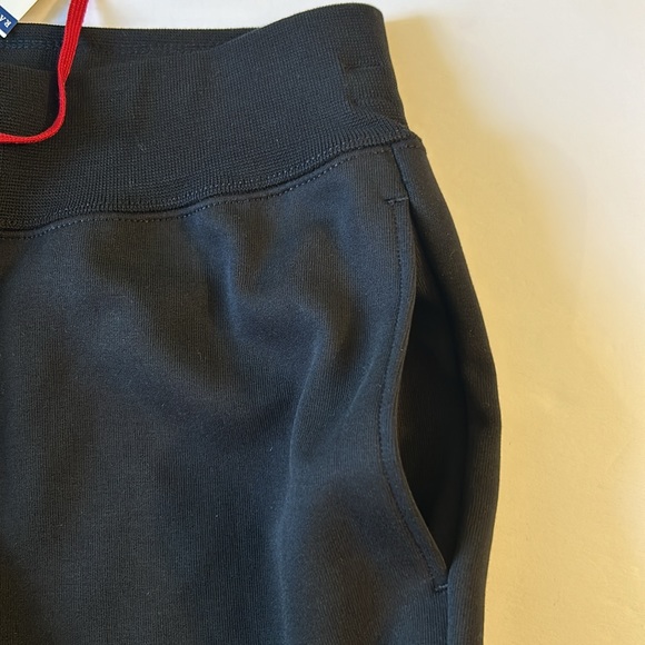 Polo Ralph Lauren Medium Joggers Black White and Red Color Block Sweatpants NWT - Picture 6 of 7